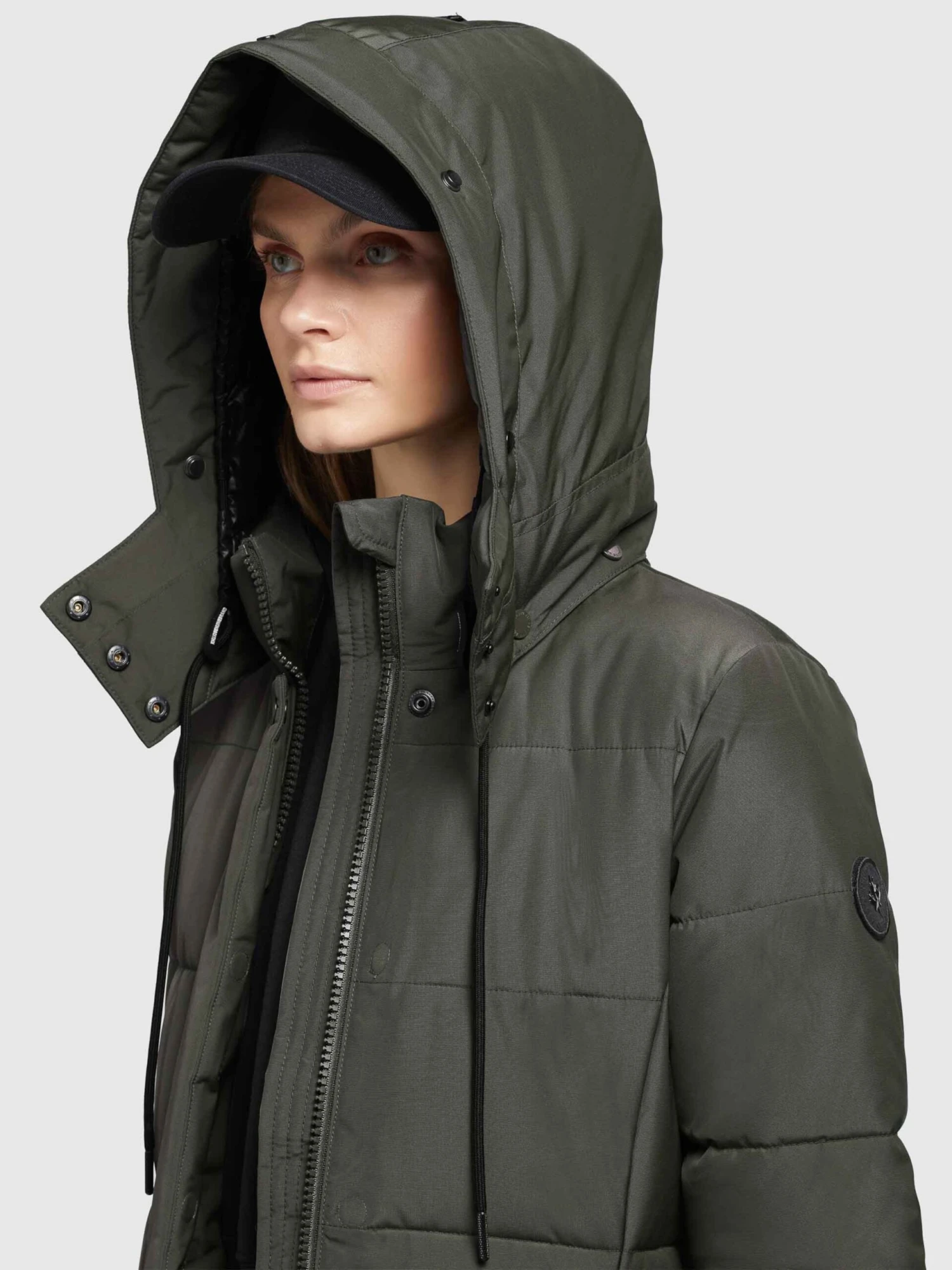 Khujo Manteaux Dhiver Manteau D’hiver Cliv Femme Vert Foncé 7 Khujo Manteaux Dhiver Manteau D’hiver Cliv Femme Vert Foncé - Image 7