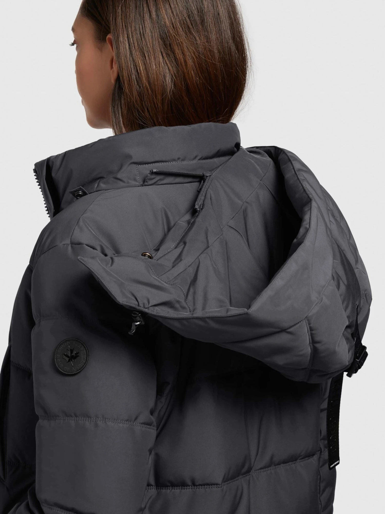 Khujo Manteaux Dhiver Manteau D’hiver Kleo Femme Gris Foncé 8 Khujo Manteaux Dhiver Manteau D’hiver Kleo Femme Gris Foncé - Image 8