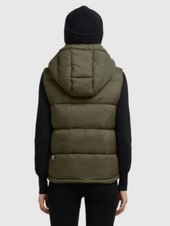 Khujo Vestes Sans Manches Gilet Eden Femme Kaki 11 Khujo Vestes Sans Manches Gilet Eden Femme Kaki -Khujo Boutique de8c624cdde92d4daa266322a8be207d