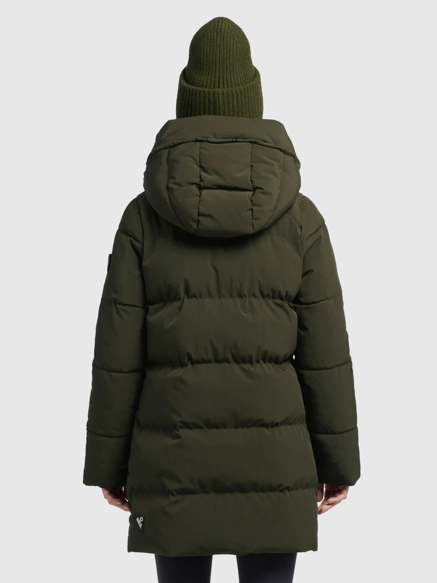 Khujo Manteaux Courts Manteau D’hiver Wente Femme Kaki 4 Khujo Manteaux Courts Manteau D’hiver Wente Femme Kaki - Image 4