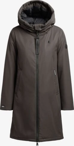 Khujo Manteaux De Mi-saison Manteau Mi-saison LISAD Femme Gris Foncé