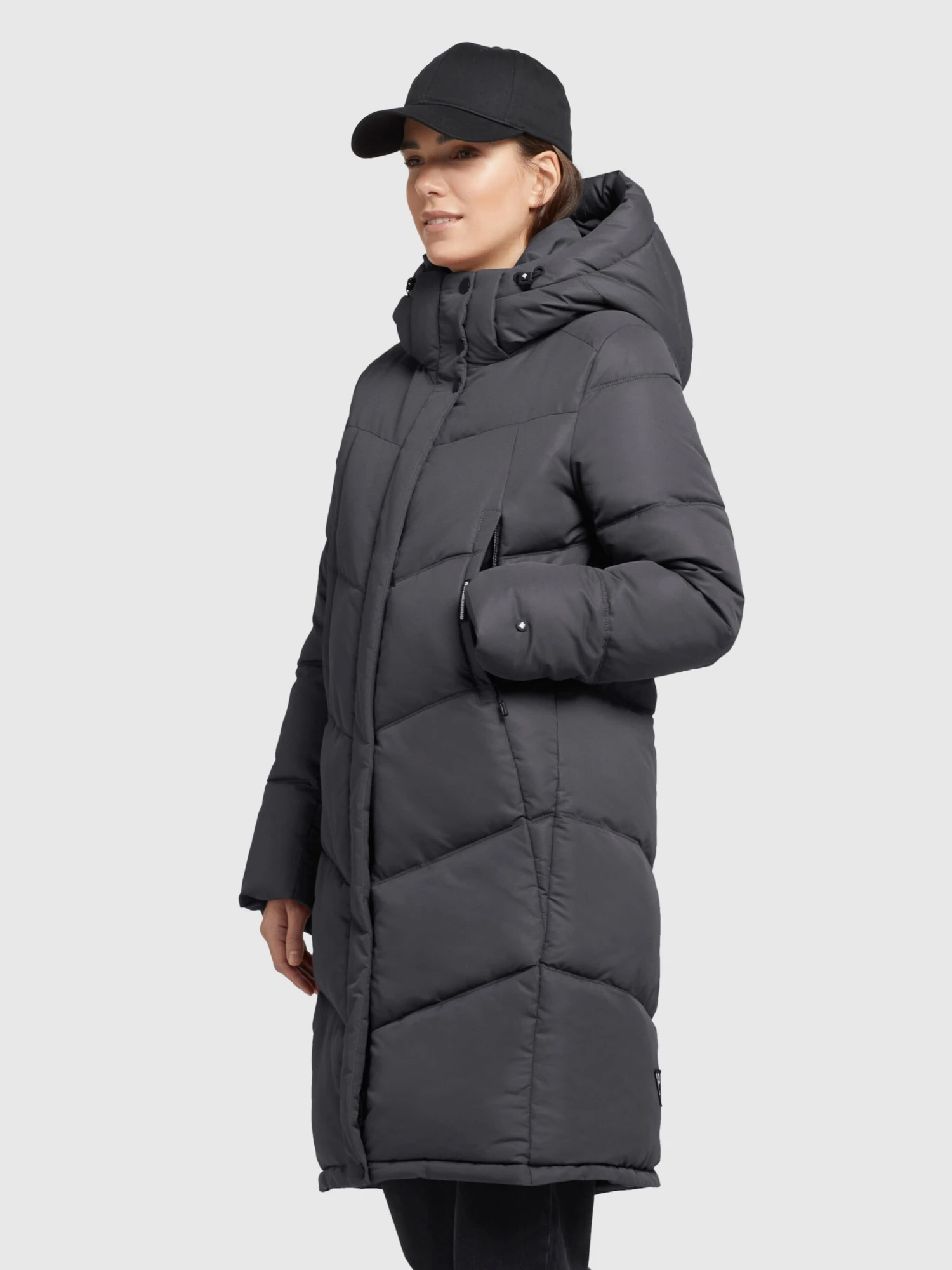 Khujo Manteaux Dhiver Manteau D’hiver Limetta Femme Graphite 5 Khujo Manteaux Dhiver Manteau D’hiver Limetta Femme Graphite - Image 5