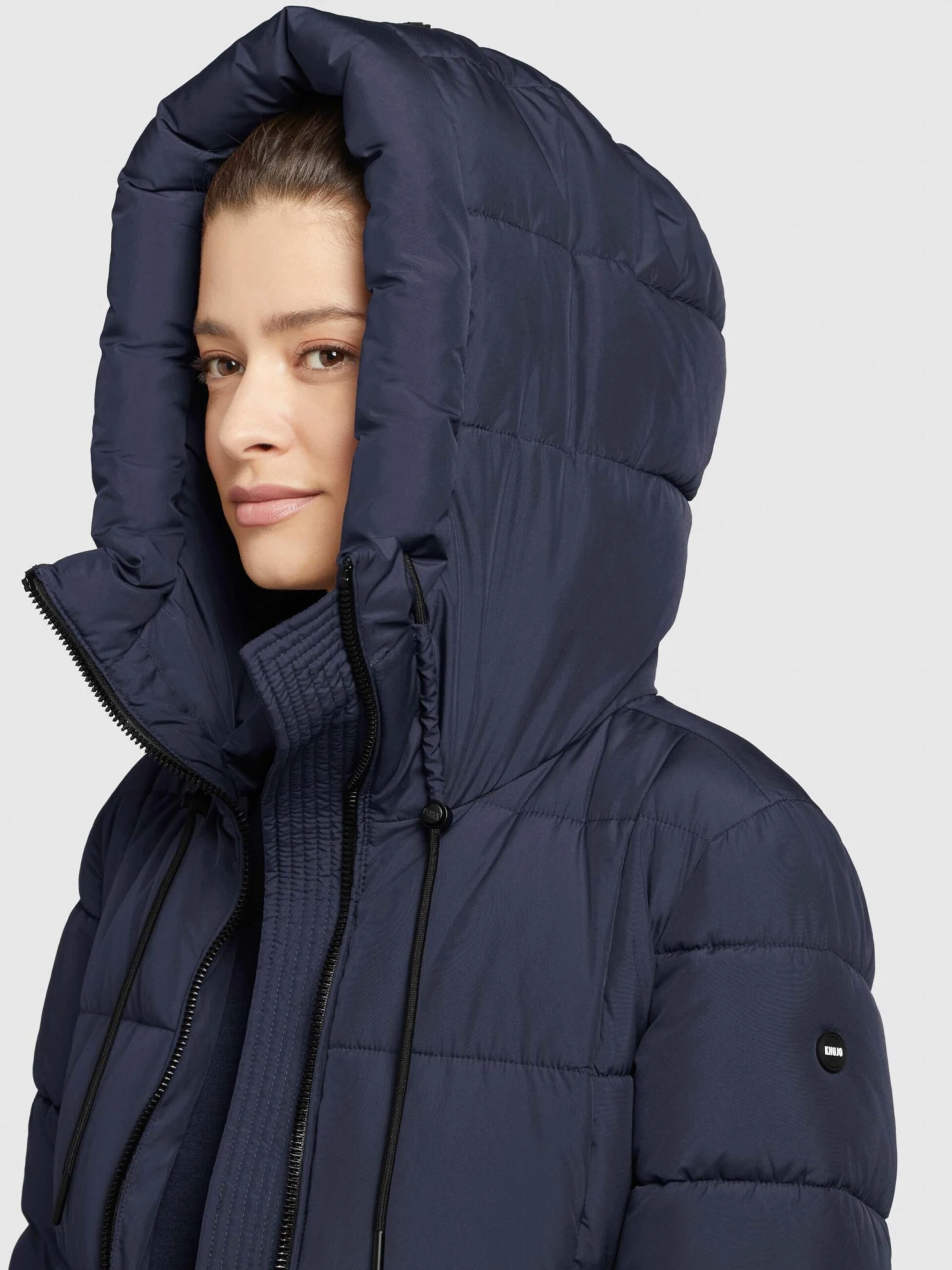 Khujo Manteaux Dhiver Manteau D’hiver Youma Femme Bleu Marine 7 Khujo Manteaux Dhiver Manteau D’hiver Youma Femme Bleu Marine - Image 7