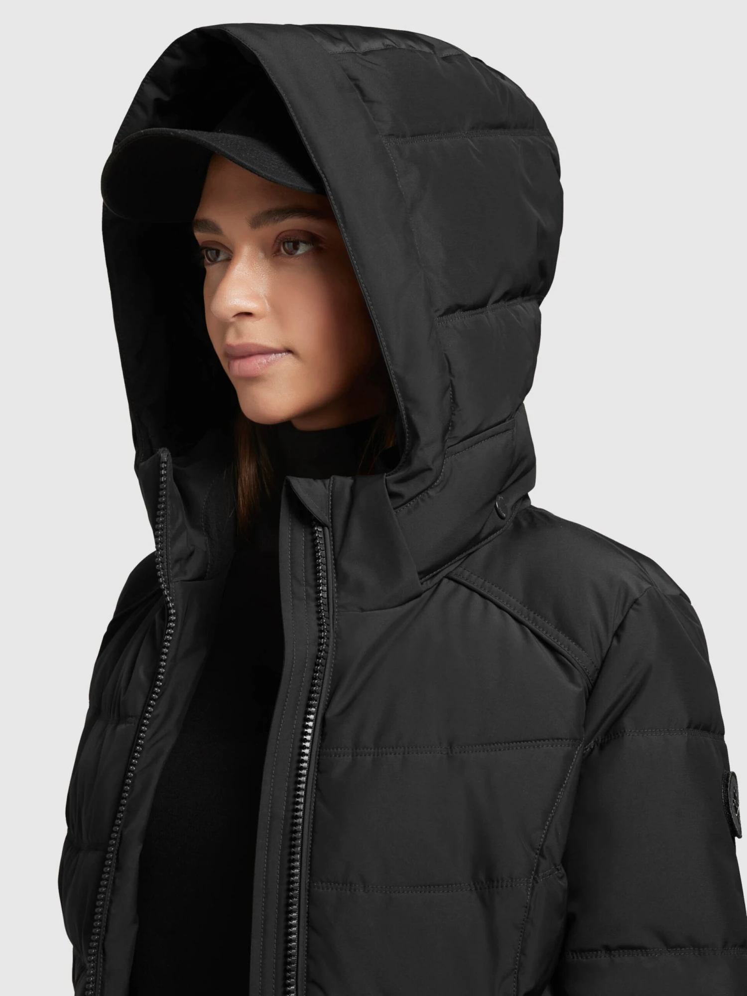 Khujo Manteaux Courts Manteau Mi-saison Amaray Femme Noir 8 Khujo Manteaux Courts Manteau Mi-saison Amaray Femme Noir - Image 8