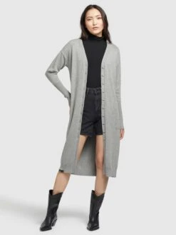 Khujo Gilets Cardigan Elina Femme Gris 13 Khujo Gilets Cardigan Elina Femme Gris -Khujo Boutique e11f869f9d459423478f37a1a3d1dbd3