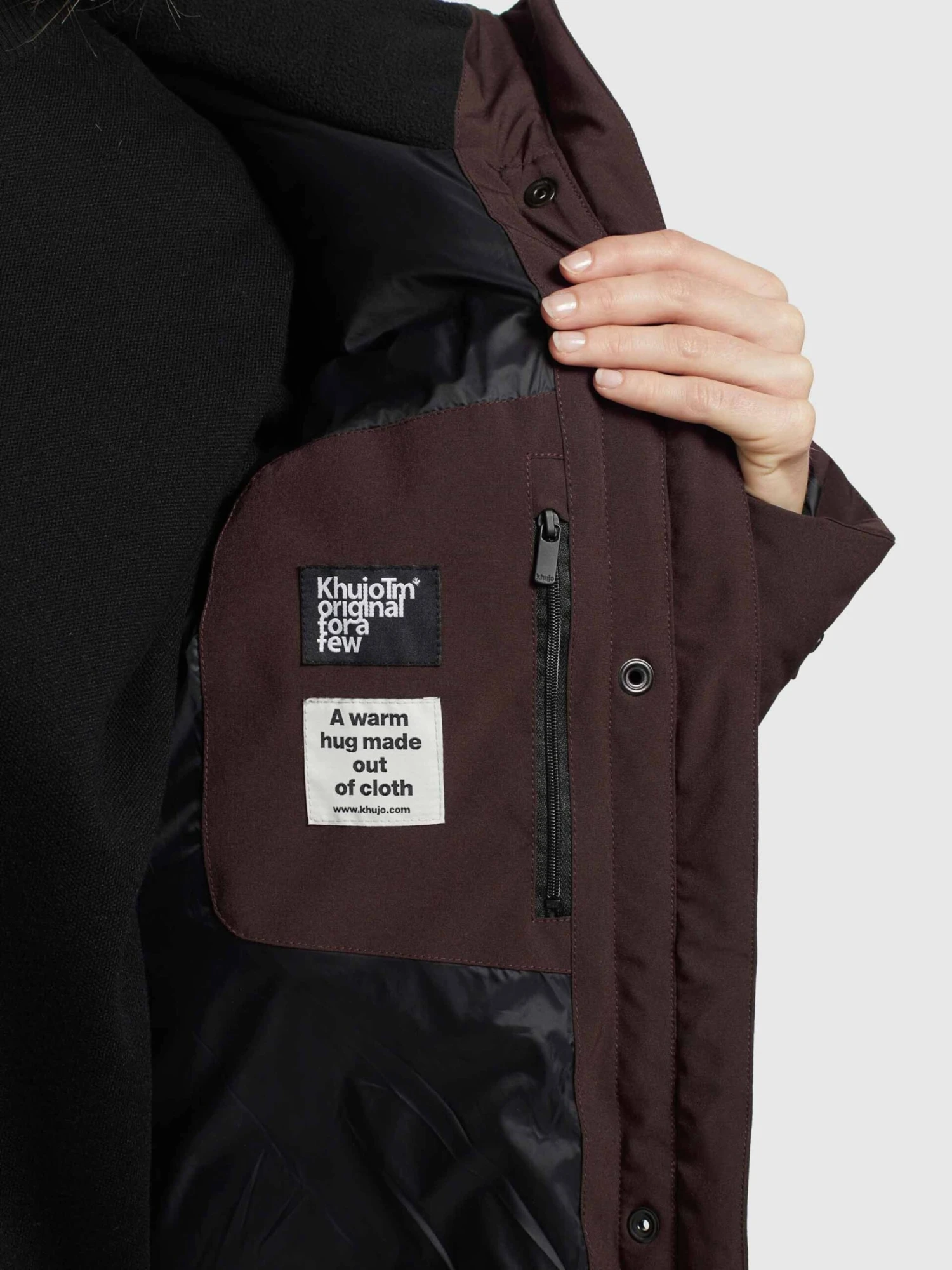 Khujo Manteaux Dhiver Manteau D’hiver Dakota Femme Lie De Vin 8 Khujo Manteaux Dhiver Manteau D’hiver Dakota Femme Lie De Vin - Image 8