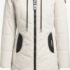 Khujo Manteaux Dhiver Manteau D’hiver Aribay 3 Femme Blanc Cassé