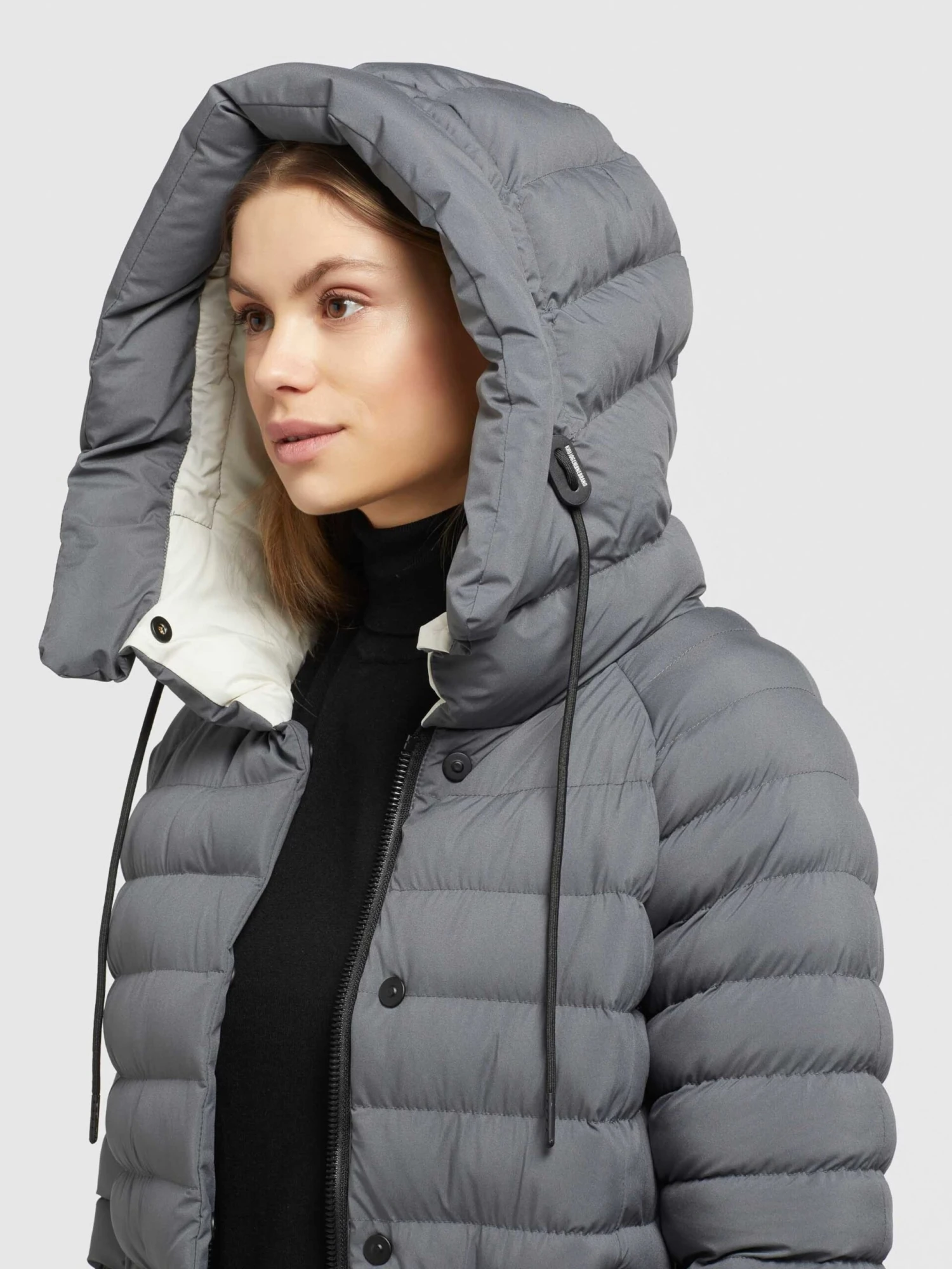 Khujo Manteaux Dhiver Manteau D’hiver Niana Femme Anthracite 7 Khujo Manteaux Dhiver Manteau D’hiver Niana Femme Anthracite - Image 7