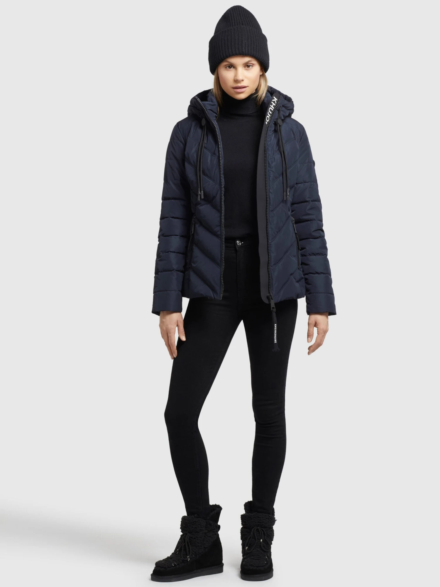 Khujo Vestes De Mi-saison Veste Mi-saison Stern Femme Bleu Foncé 6 Khujo Vestes De Mi-saison Veste Mi-saison Stern Femme Bleu Foncé - Image 6