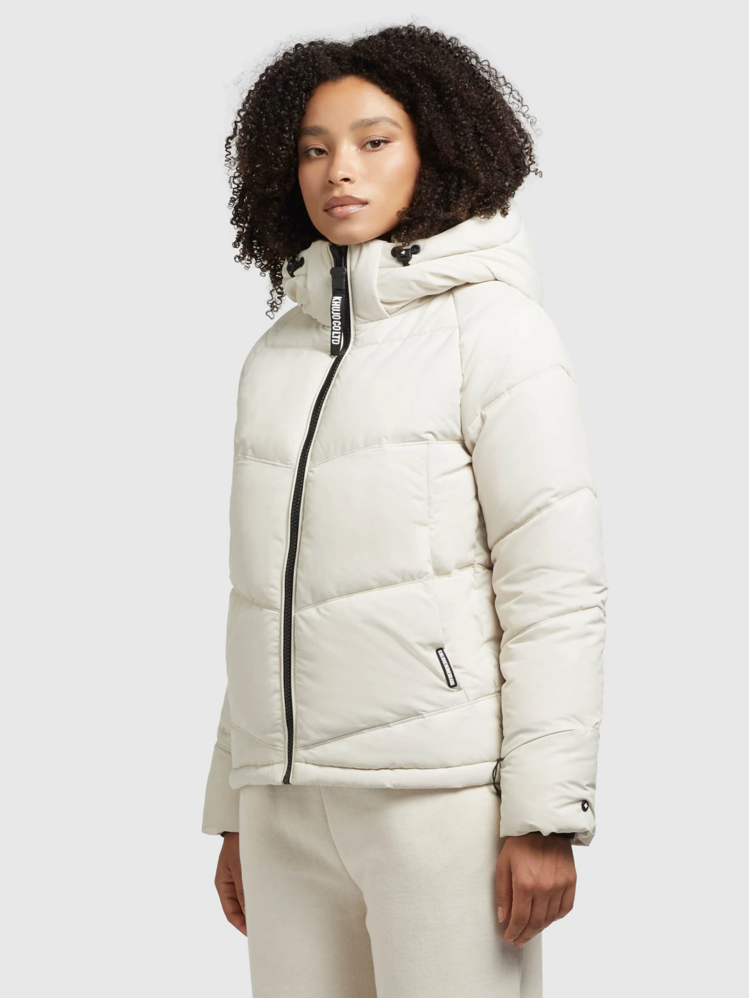 Khujo Vestes Dhiver Veste D’hiver Monty 2 Femme Blanc Cassé 5 Khujo Vestes Dhiver Veste D’hiver Monty 2 Femme Blanc Cassé - Image 5