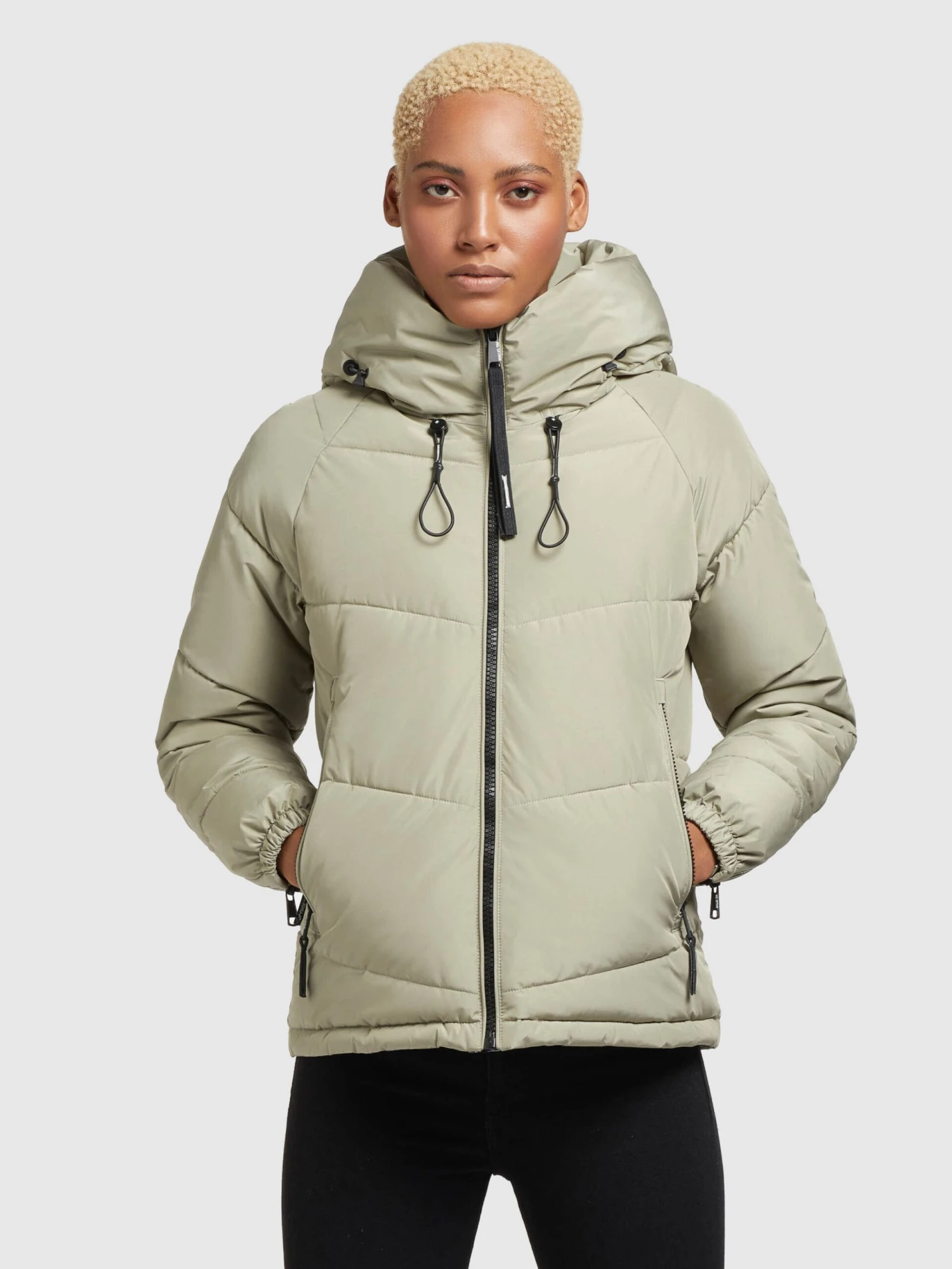 Khujo Vestes Dhiver Veste D’hiver Esila 3 Femme Vert Clair 2 Khujo Vestes Dhiver Veste D’hiver Esila 3 Femme Vert Clair - Image 2