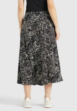 Khujo Jupes Longues Jupe Hepke Femme Noir -Khujo Boutique e4fe27327036b7cf4abca7dbf9e60c7c