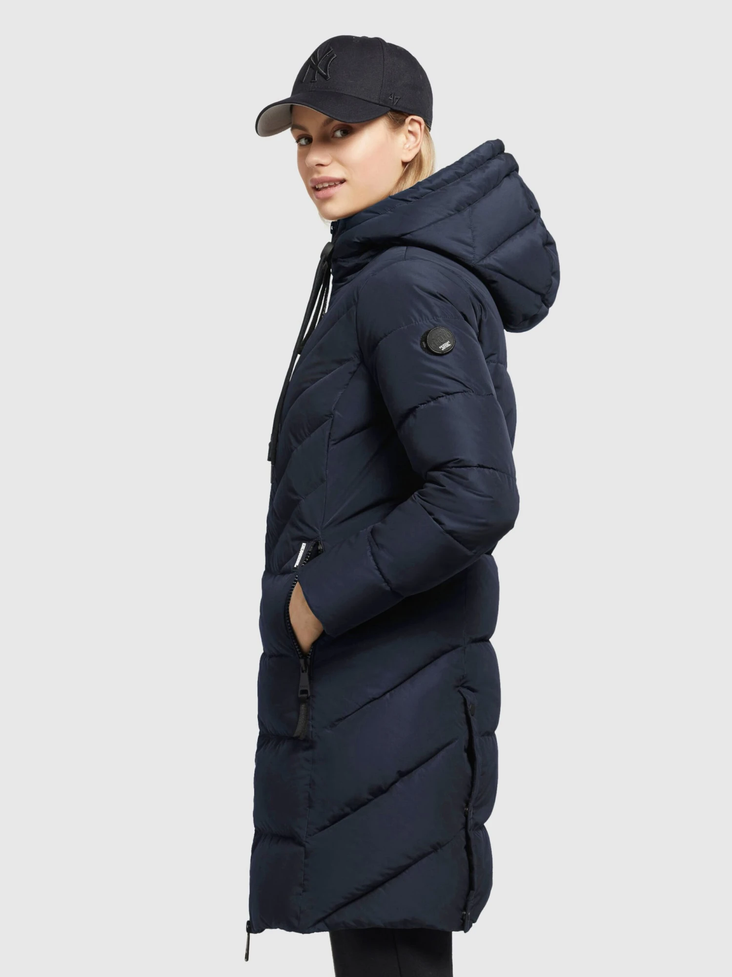 Khujo Manteaux De Mi-saison Manteau Mi-saison Mugg Femme Bleu Marine 5 Khujo Manteaux De Mi-saison Manteau Mi-saison Mugg Femme Bleu Marine - Image 5