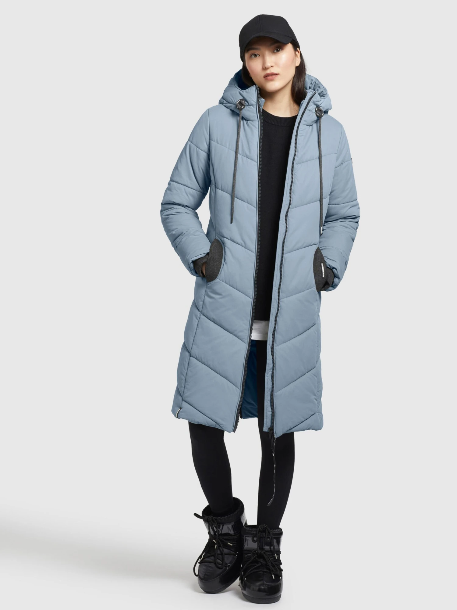Khujo Manteaux Dhiver Manteau D’hiver Aribay 3 Femme Bleu-gris 6 Khujo Manteaux Dhiver Manteau D’hiver Aribay 3 Femme Bleu-gris - Image 6