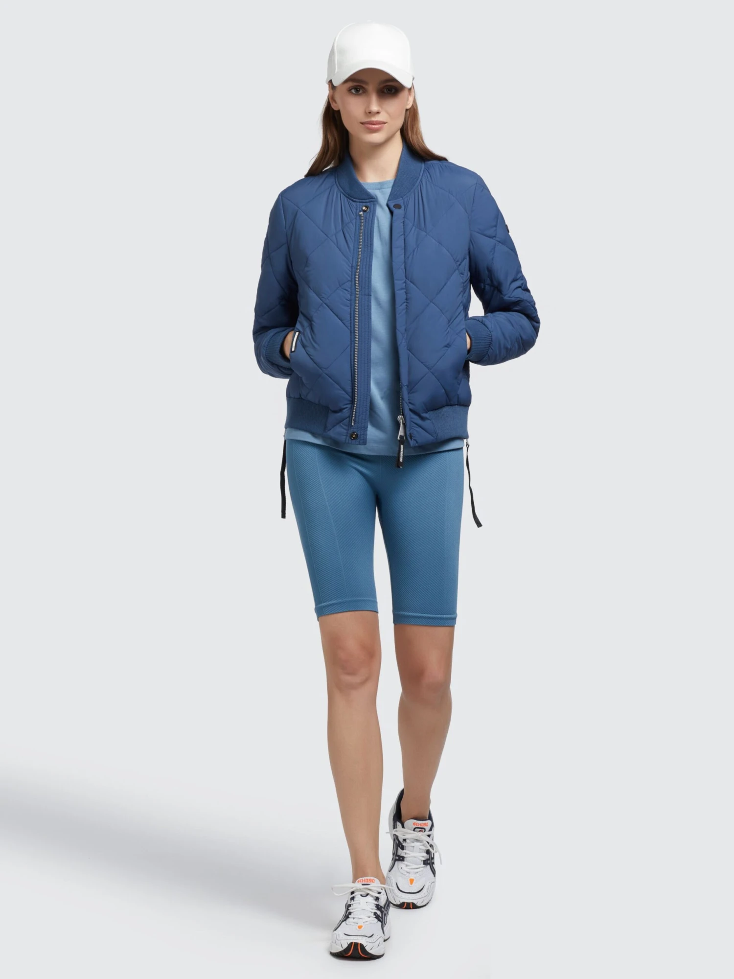 Khujo Vestes De Mi-saison Veste Mi-saison Leona Femme Bleu 3 Khujo Vestes De Mi-saison Veste Mi-saison Leona Femme Bleu - Image 3
