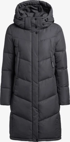 Khujo Manteaux Dhiver Manteau D’hiver Limetta Femme Graphite