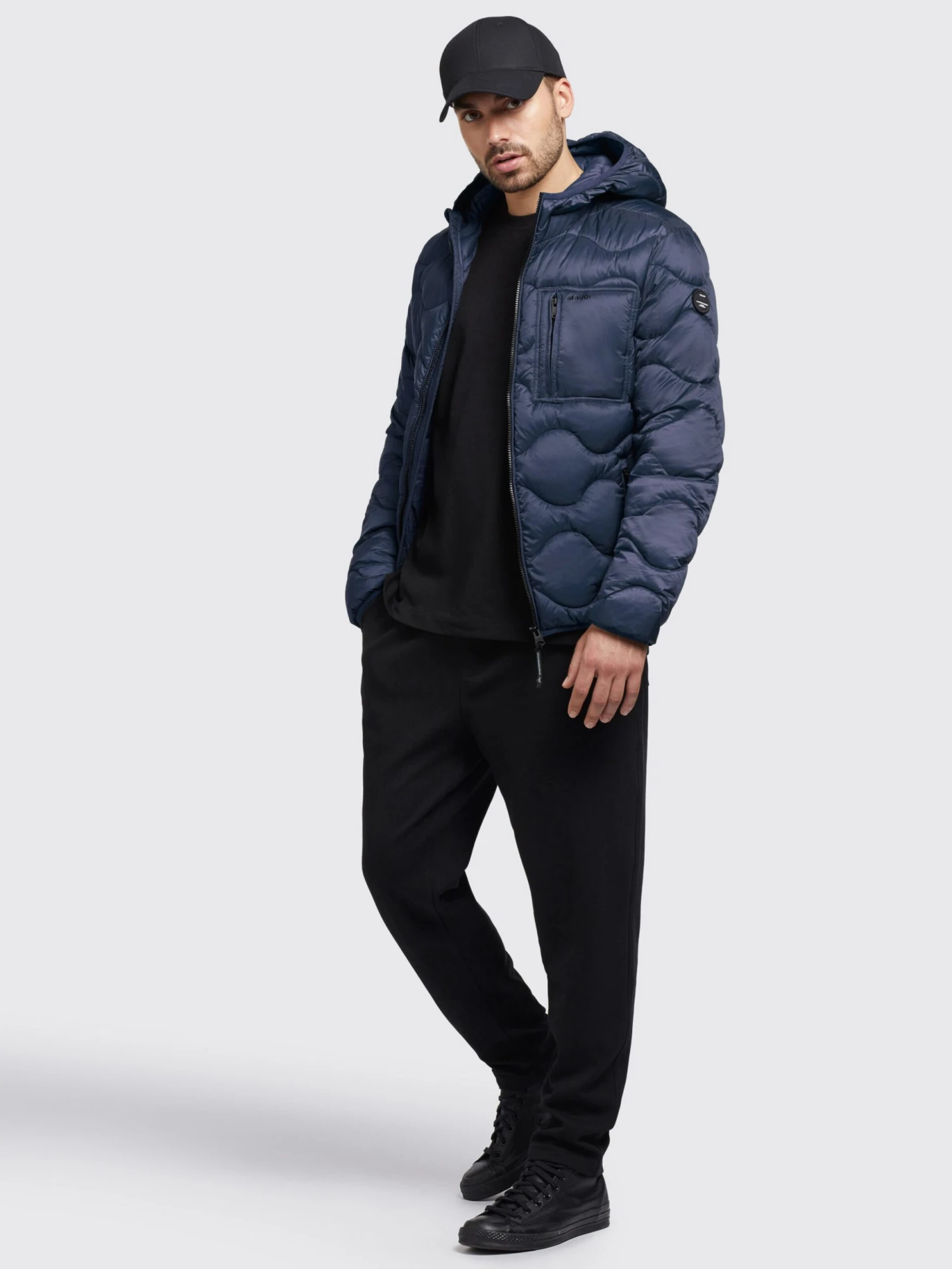 Khujo Vestes De Mi-saison Veste Mi-saison Remo Homme Bleu Foncé 3 Khujo Vestes De Mi-saison Veste Mi-saison Remo Homme Bleu Foncé - Image 3