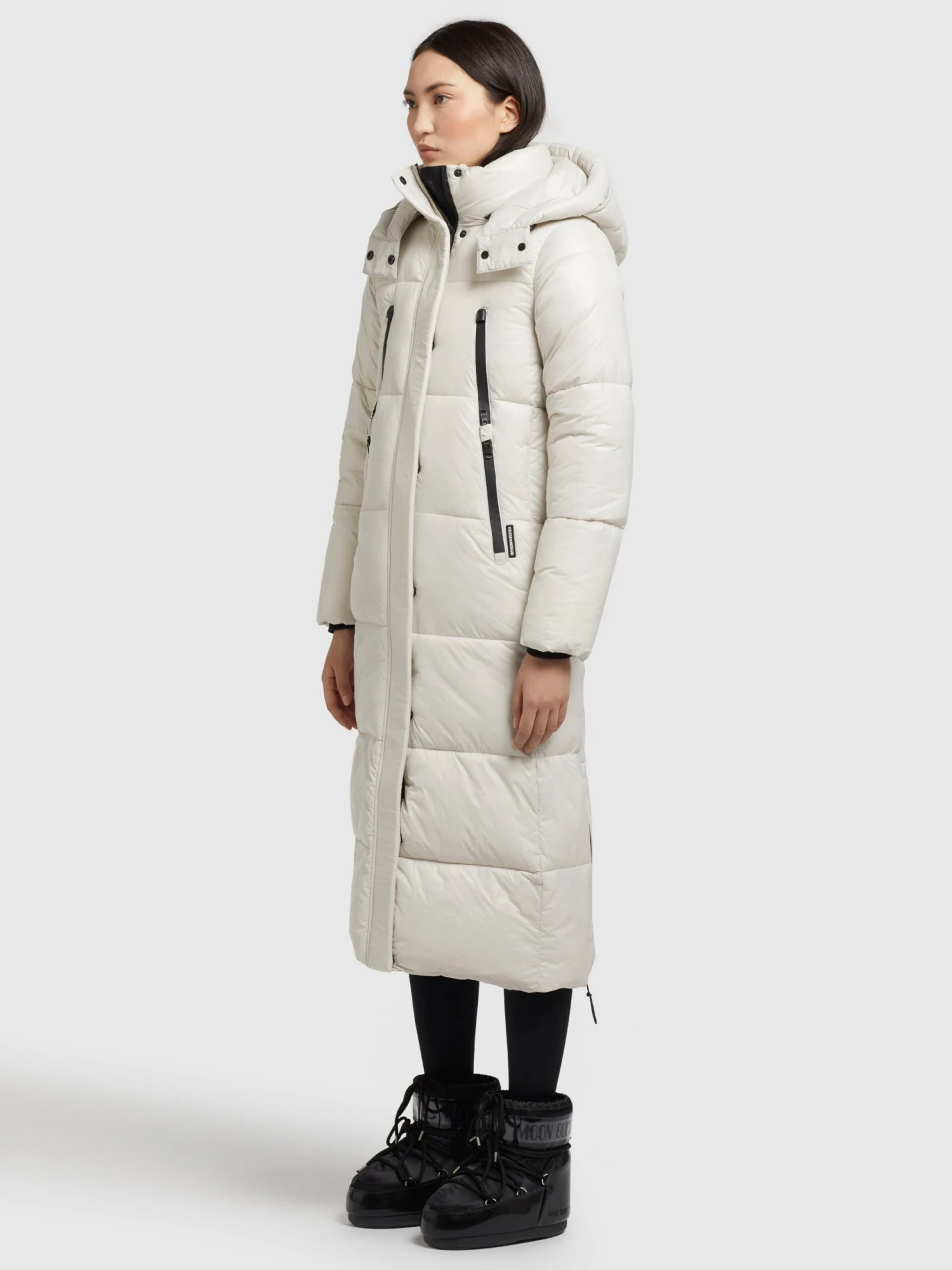 Khujo Manteaux Dhiver Manteau D’hiver Melona Femme Blanc Perle 5 Khujo Manteaux Dhiver Manteau D’hiver Melona Femme Blanc Perle - Image 5