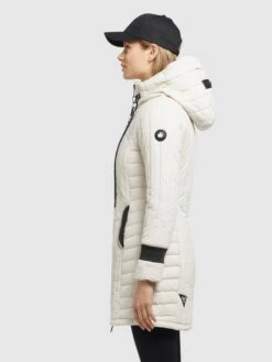 Khujo Manteaux De Mi-saison Manteau Mi-saison Jerry Femme Blanc Cassé 12 Khujo Manteaux De Mi-saison Manteau Mi-saison Jerry Femme Blanc Cassé -Khujo Boutique e8cda7960af726fa0b19cea783eb057f