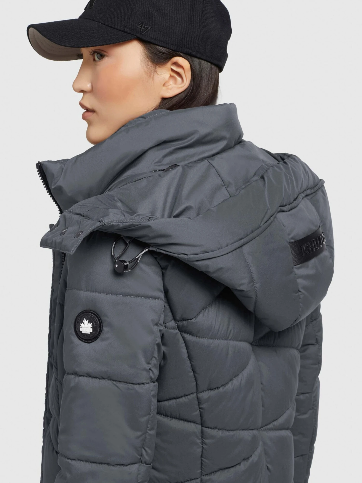 Khujo Manteaux De Mi-saison Manteau Mi-saison Fitt Light Femme Gris Foncé 8 Khujo Manteaux De Mi-saison Manteau Mi-saison Fitt Light Femme Gris Foncé - Image 8
