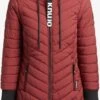 Khujo Manteaux Dhiver Manteau D’hiver Nita Femme Rouge Foncé