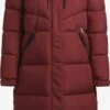 Khujo Manteaux Dhiver Manteau D’hiver SHIMANTA2 Femme Rouge Foncé