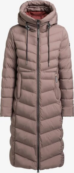Khujo Manteaux Dhiver Manteau D’hiver Ingram2 Femme Taupe