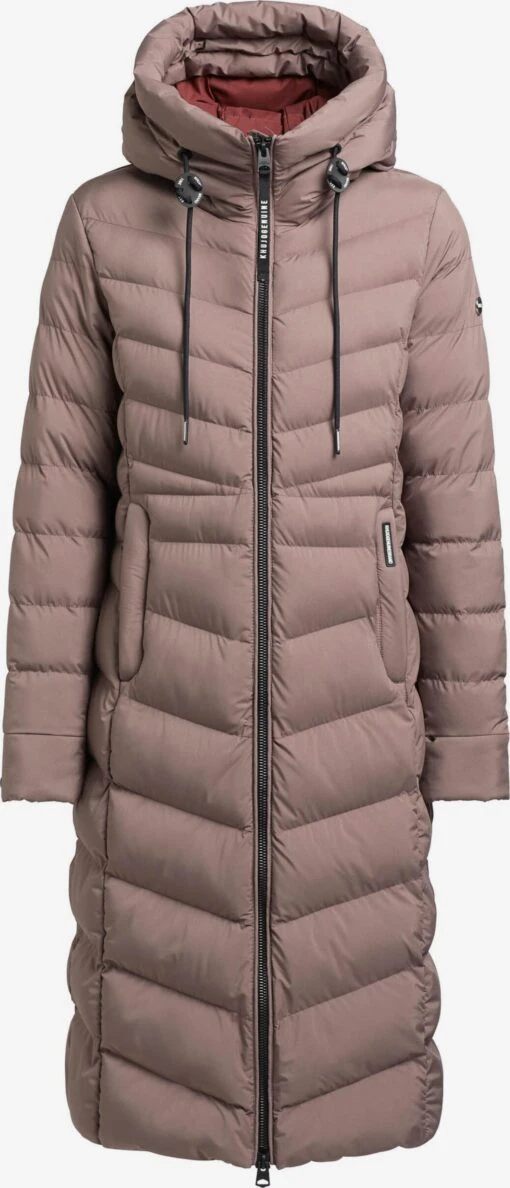 Khujo Manteaux Dhiver Manteau D’hiver Ingram2 Femme Taupe