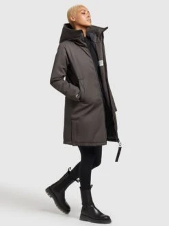 Khujo Manteaux De Mi-saison Manteau Mi-saison LISAD Femme Gris Foncé 13 Khujo Manteaux De Mi-saison Manteau Mi-saison LISAD Femme Gris Foncé -Khujo Boutique e9cc25c2339f7e3960eb9a8c8fd467be