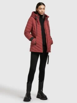 Khujo Vestes Dhiver Veste D’hiver Patt Femme Rouge Rouille 10 Khujo Vestes Dhiver Veste D’hiver Patt Femme Rouge Rouille -Khujo Boutique ea64336709ff89d6d4654b61c8154815