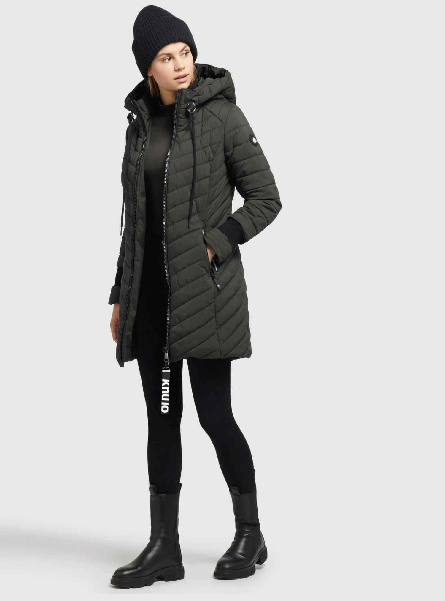 Khujo Manteaux Dhiver Manteau D’hiver Nita Femme Kaki 6 Khujo Manteaux Dhiver Manteau D’hiver Nita Femme Kaki - Image 6