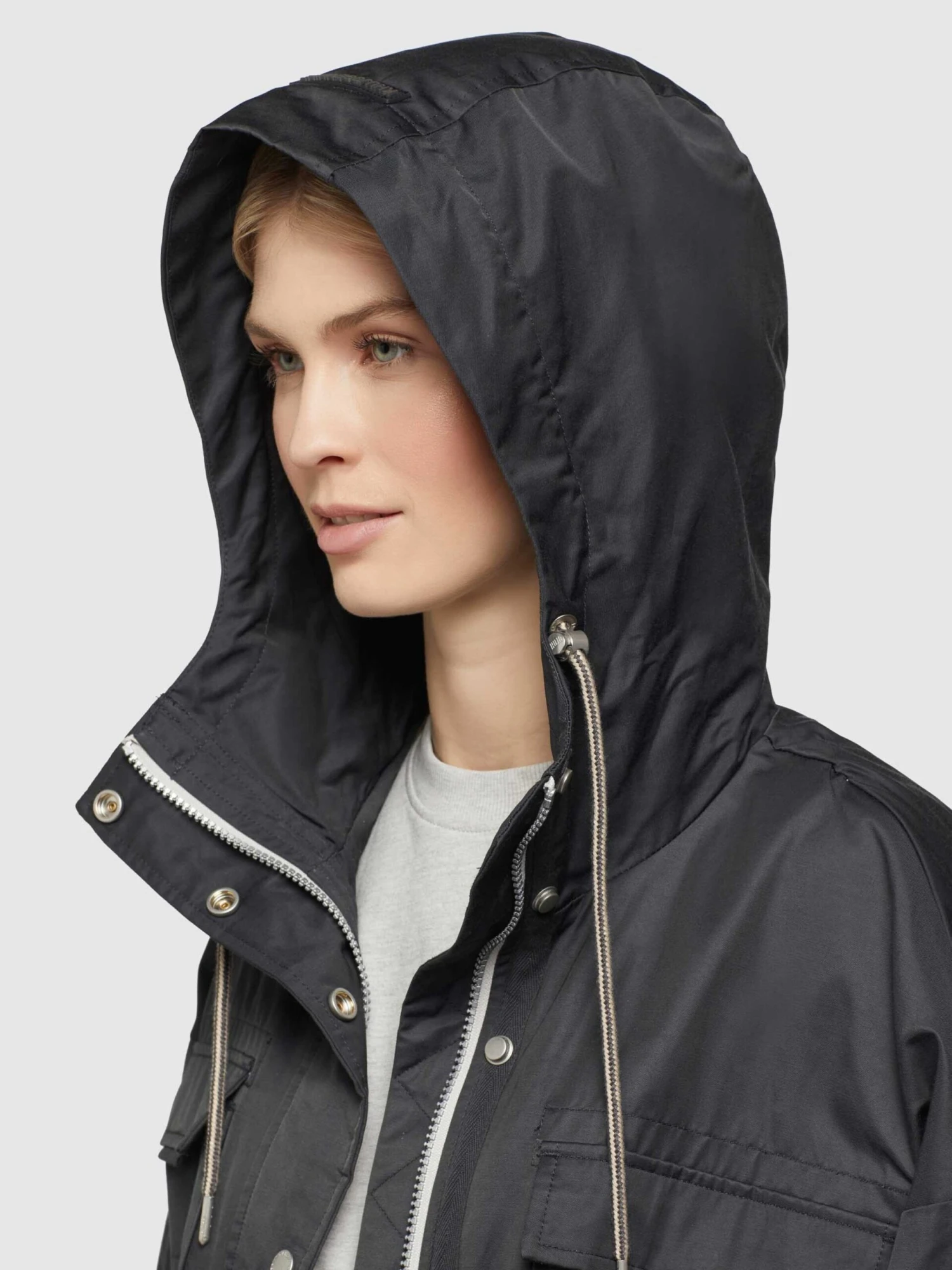 Khujo Vestes De Mi-saison Veste Mi-saison PRAYATA Femme Gris Foncé 6 Khujo Vestes De Mi-saison Veste Mi-saison PRAYATA Femme Gris Foncé - Image 6