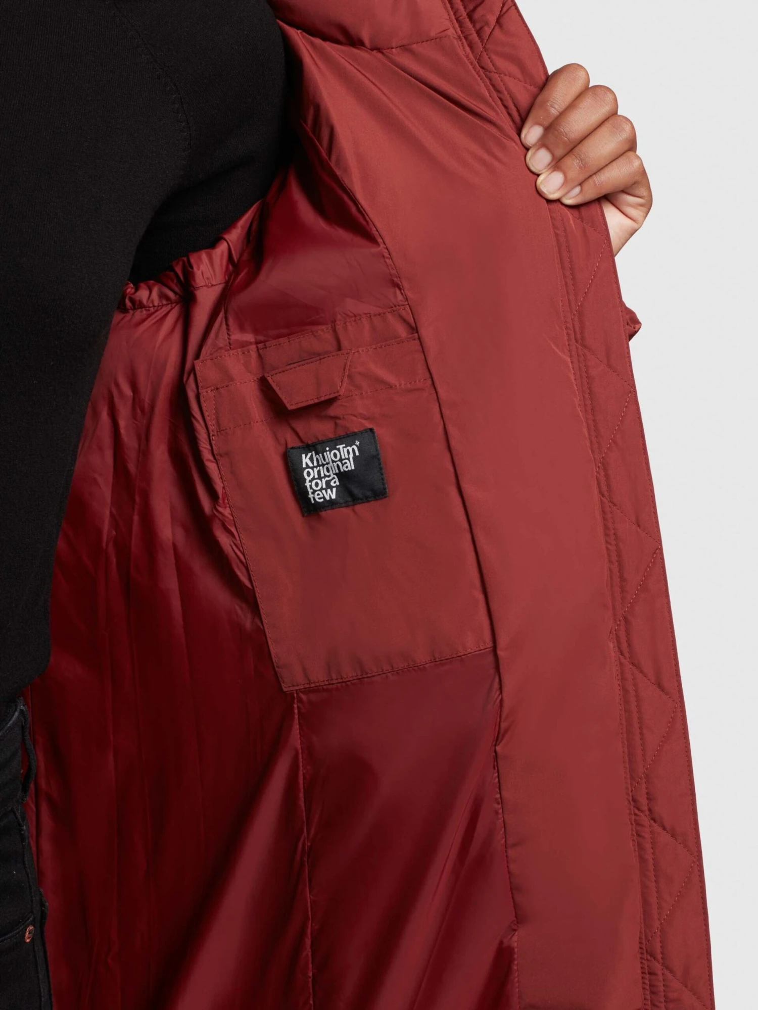 Khujo Manteaux Dhiver Manteau D’hiver Ayleena Femme Rouge Rouille 8 Khujo Manteaux Dhiver Manteau D’hiver Ayleena Femme Rouge Rouille - Image 8