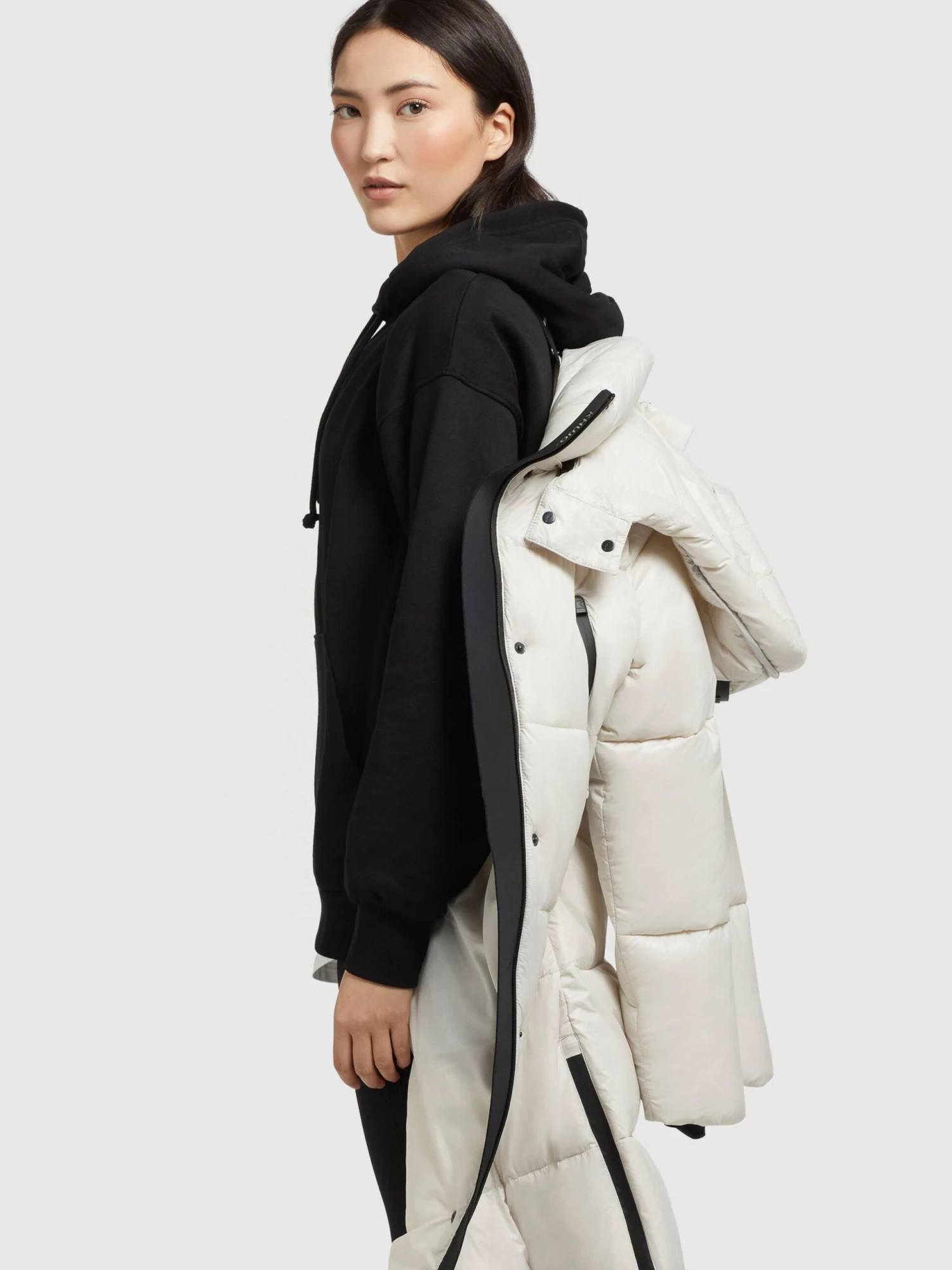 Khujo Manteaux Dhiver Manteau D’hiver Melona Femme Blanc Perle 6 Khujo Manteaux Dhiver Manteau D’hiver Melona Femme Blanc Perle - Image 6