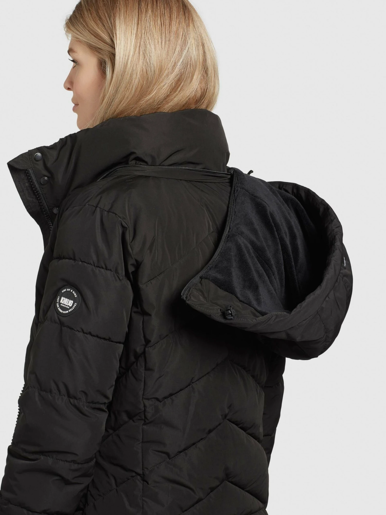 Khujo Manteaux Dhiver Manteau D’hiver Delinas Femme Noir 8 Khujo Manteaux Dhiver Manteau D’hiver Delinas Femme Noir - Image 8