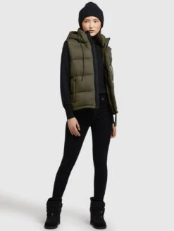 Khujo Vestes Sans Manches Gilet Eden Femme Kaki 10 Khujo Vestes Sans Manches Gilet Eden Femme Kaki -Khujo Boutique ee4145fd4148881262c25db3784cc8f0