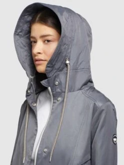 Khujo Parkas Parka Mi-saison ONDA2 Femme Bleu-gris 12 Khujo Parkas Parka Mi-saison ONDA2 Femme Bleu-gris -Khujo Boutique ee530576a8e528a0b18ded400b300ddc