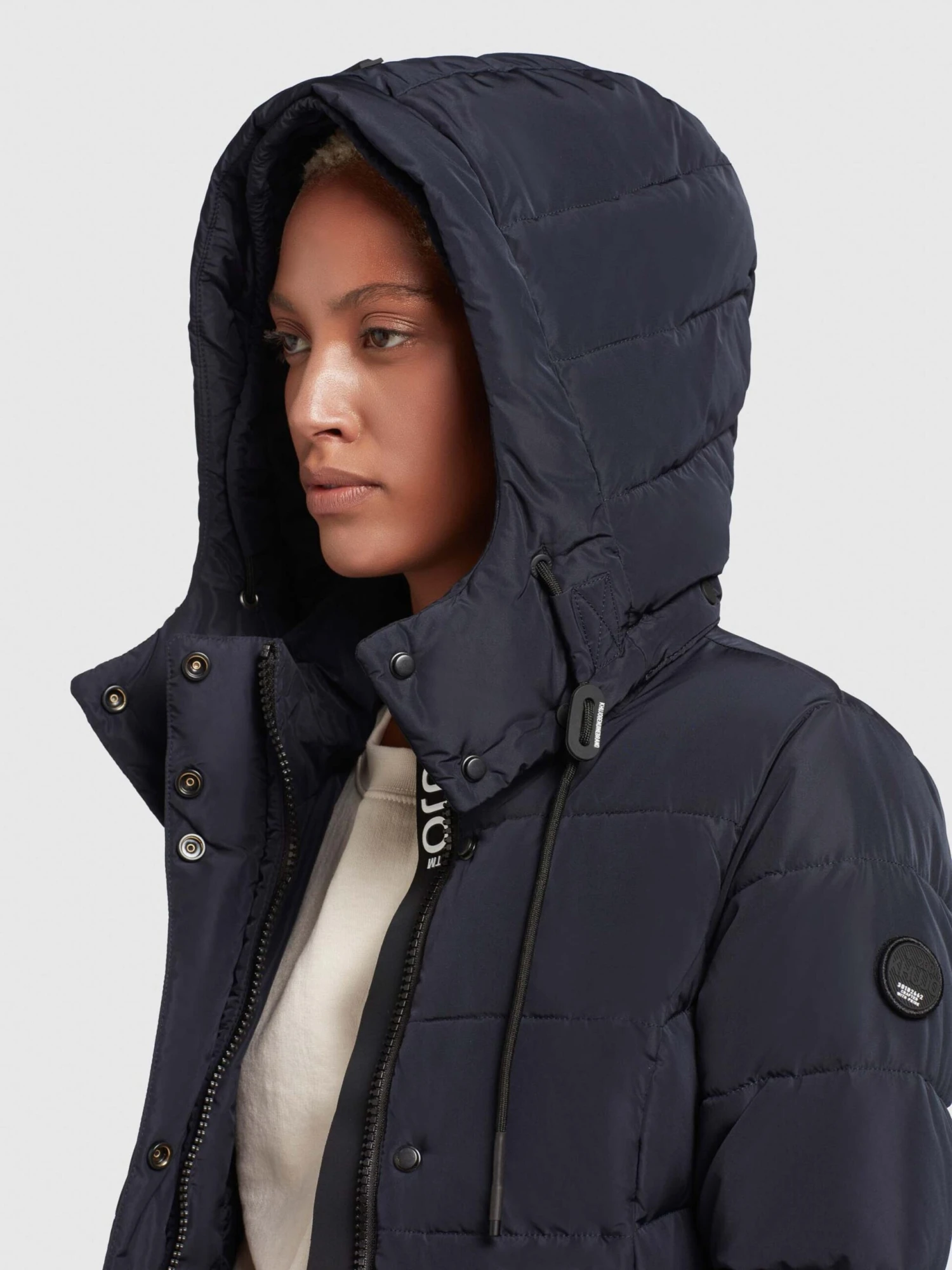 Khujo Manteaux Courts Manteau D’hiver Cups Femme Marine 7 Khujo Manteaux Courts Manteau D’hiver Cups Femme Marine - Image 7