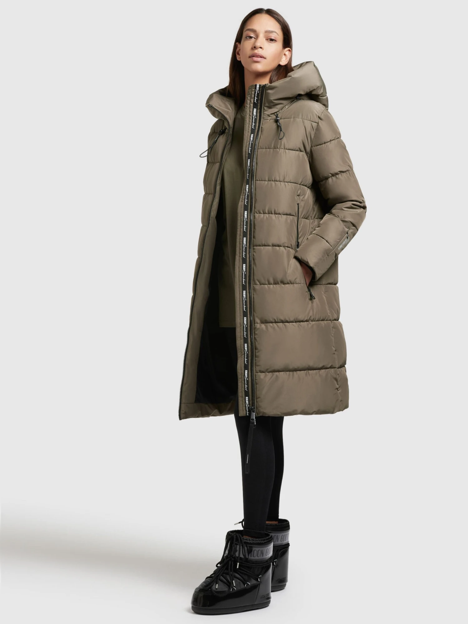 Khujo Manteaux Dhiver Manteau D’hiver Jilias 3 Femme Kaki 3 Khujo Manteaux Dhiver Manteau D’hiver Jilias 3 Femme Kaki - Image 3