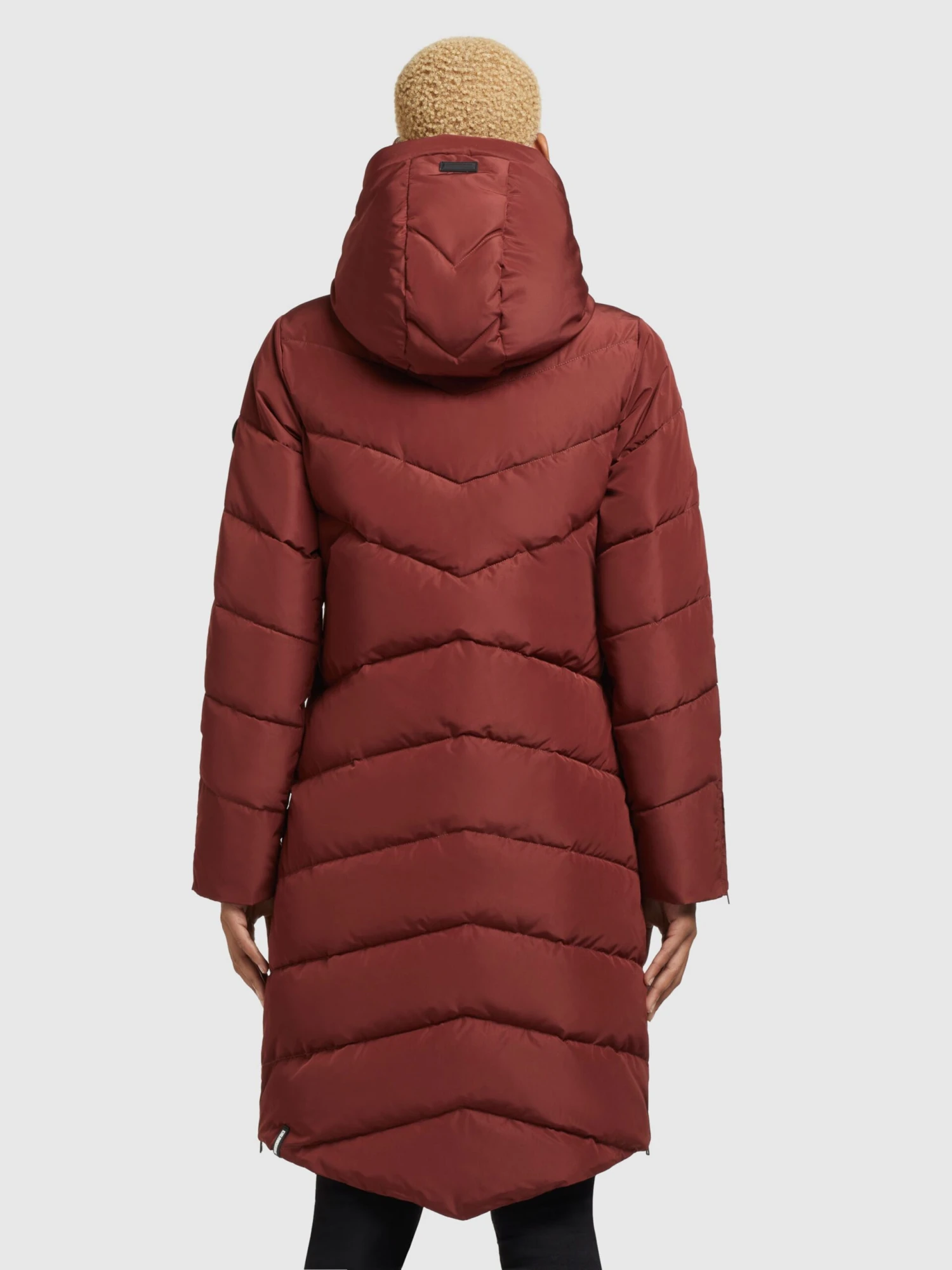 Khujo Manteaux Dhiver Manteau D’hiver Huba Femme Rouge Carmin 4 Khujo Manteaux Dhiver Manteau D’hiver Huba Femme Rouge Carmin - Image 4