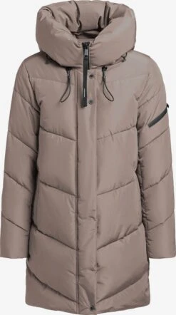 Khujo Vestes Dhiver Veste D’hiver Jordis 4 Femme Taupe