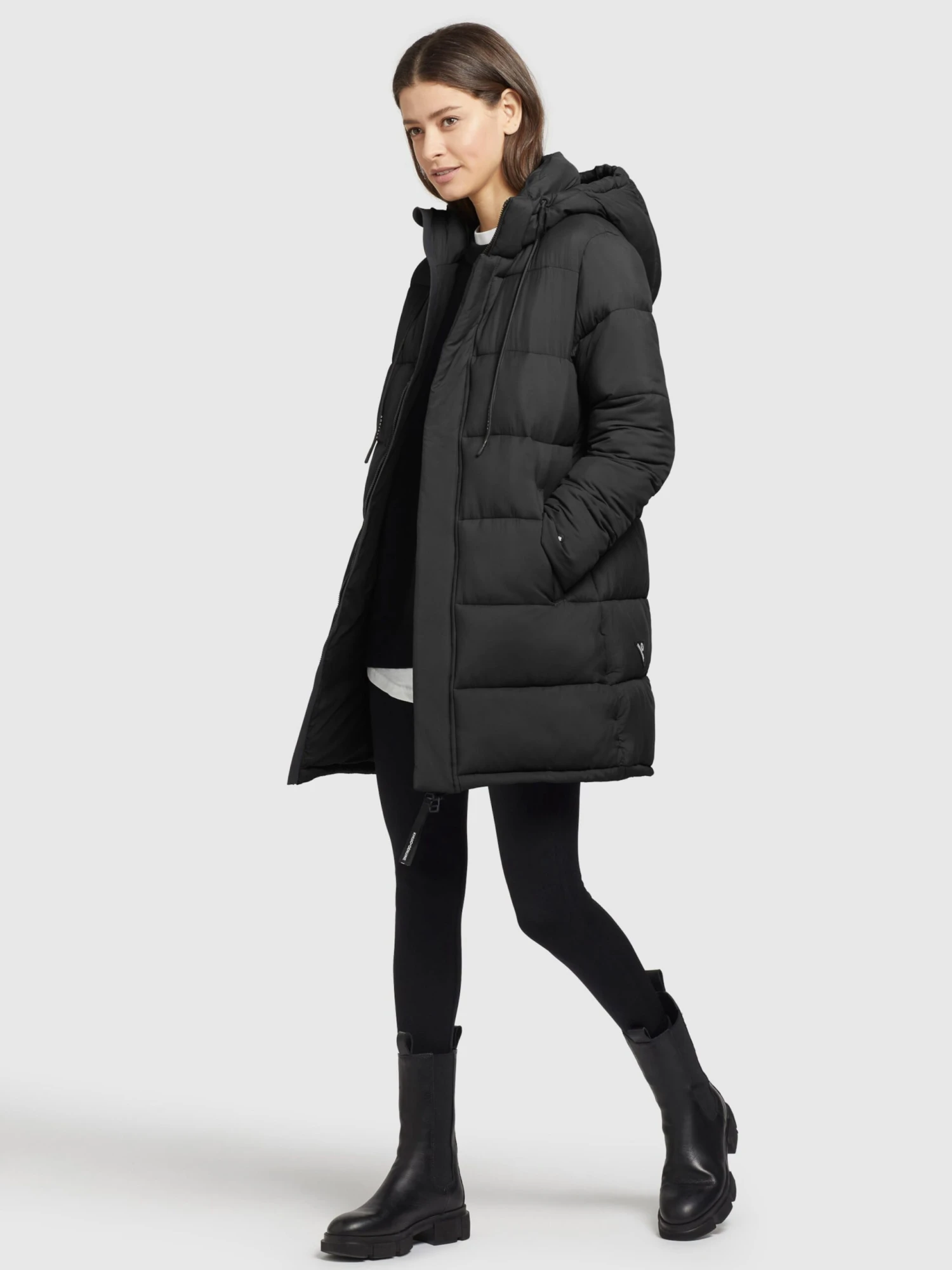 Khujo Manteaux Dhiver Manteau D’hiver Word Femme Noir 6 Khujo Manteaux Dhiver Manteau D’hiver Word Femme Noir - Image 6