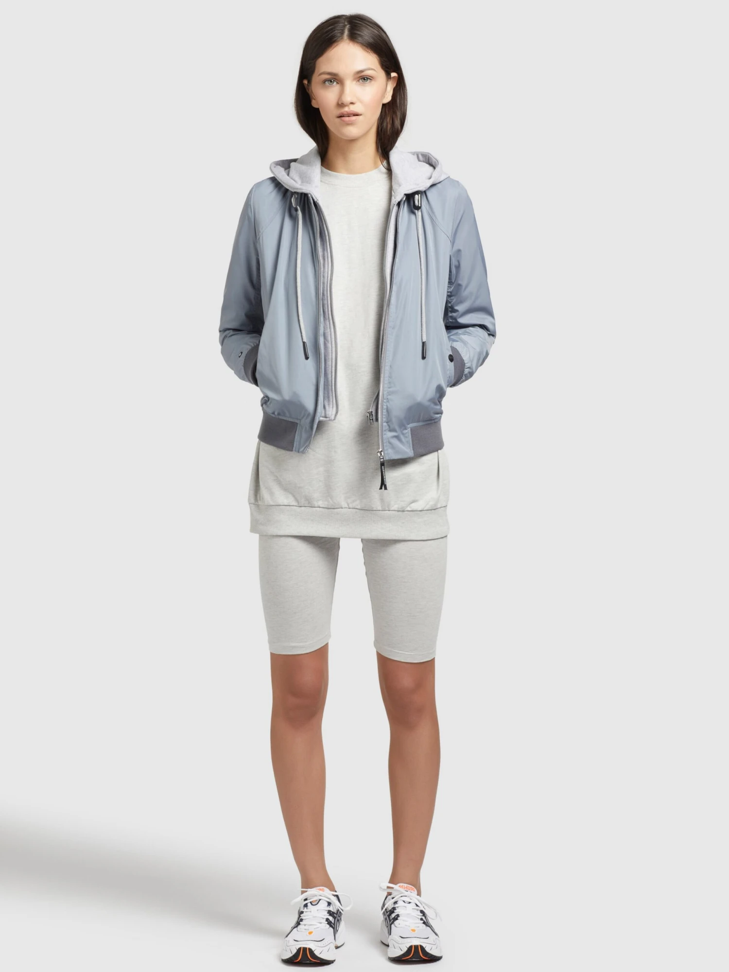 Khujo Vestes De Mi-saison Veste Mi-saison PERSEE Femme Bleu Clair / Gris 5 Khujo Vestes De Mi-saison Veste Mi-saison PERSEE Femme Bleu Clair / Gris - Image 5