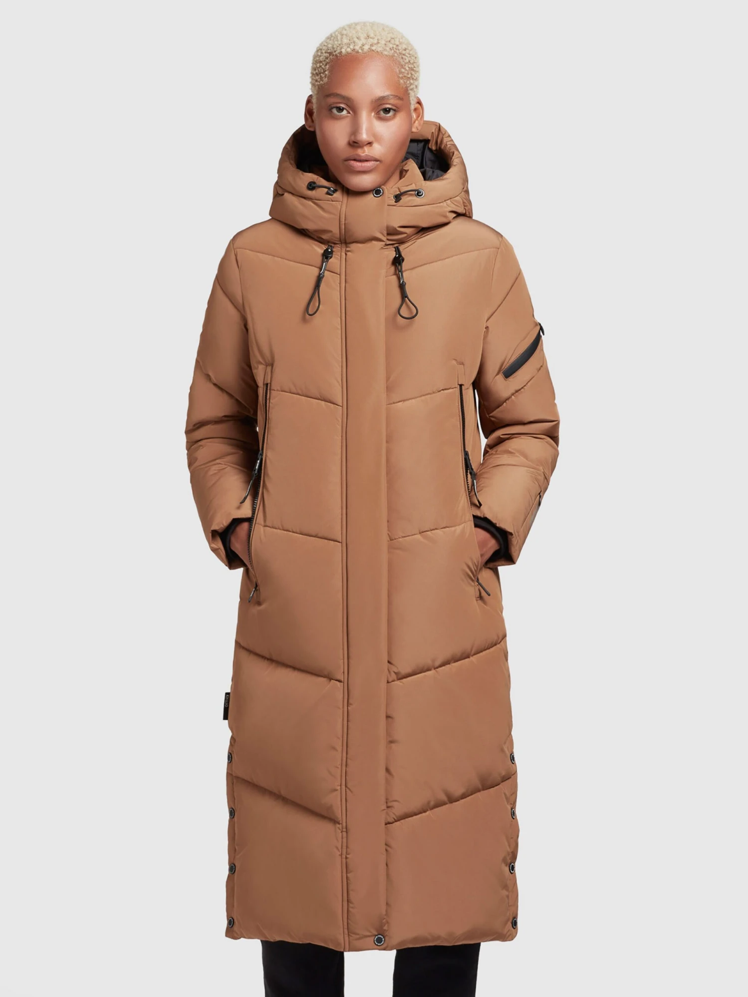 Khujo Manteaux De Mi-saison Manteau Mi-saison Sonje Femme Caramel 2 Khujo Manteaux De Mi-saison Manteau Mi-saison Sonje Femme Caramel - Image 2