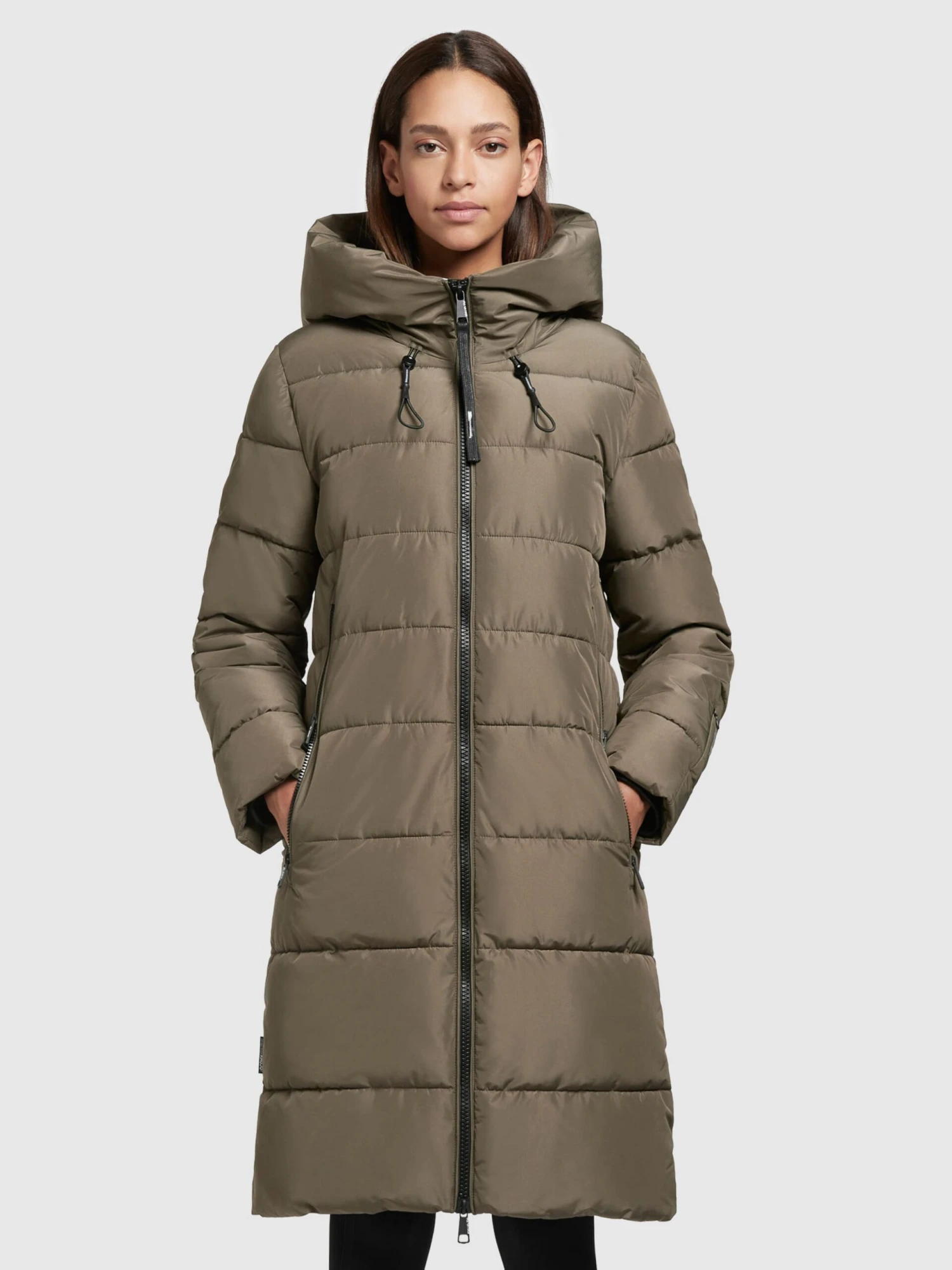Khujo Manteaux Dhiver Manteau D’hiver Jilias 3 Femme Kaki 2 Khujo Manteaux Dhiver Manteau D’hiver Jilias 3 Femme Kaki - Image 2