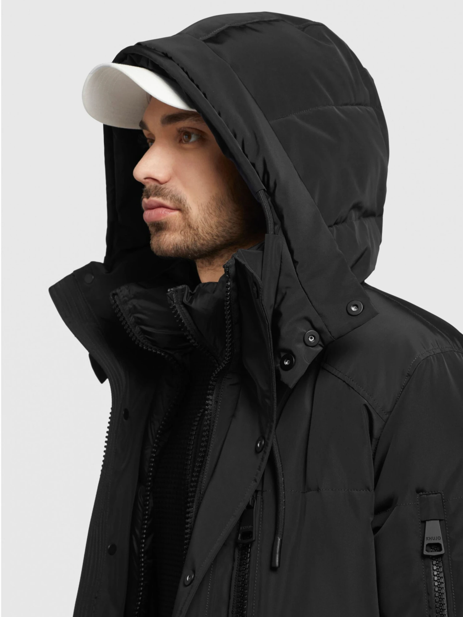 Khujo Vestes Dhiver Veste D’hiver Bizkit Homme Noir 6 Khujo Vestes Dhiver Veste D’hiver Bizkit Homme Noir - Image 6
