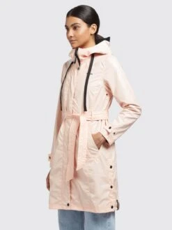 Khujo Manteaux De Pluie Manteau Mi-saison ALECIA Femme Abricot -Khujo Boutique f3f5ddba227ddd422f301331c3321f20