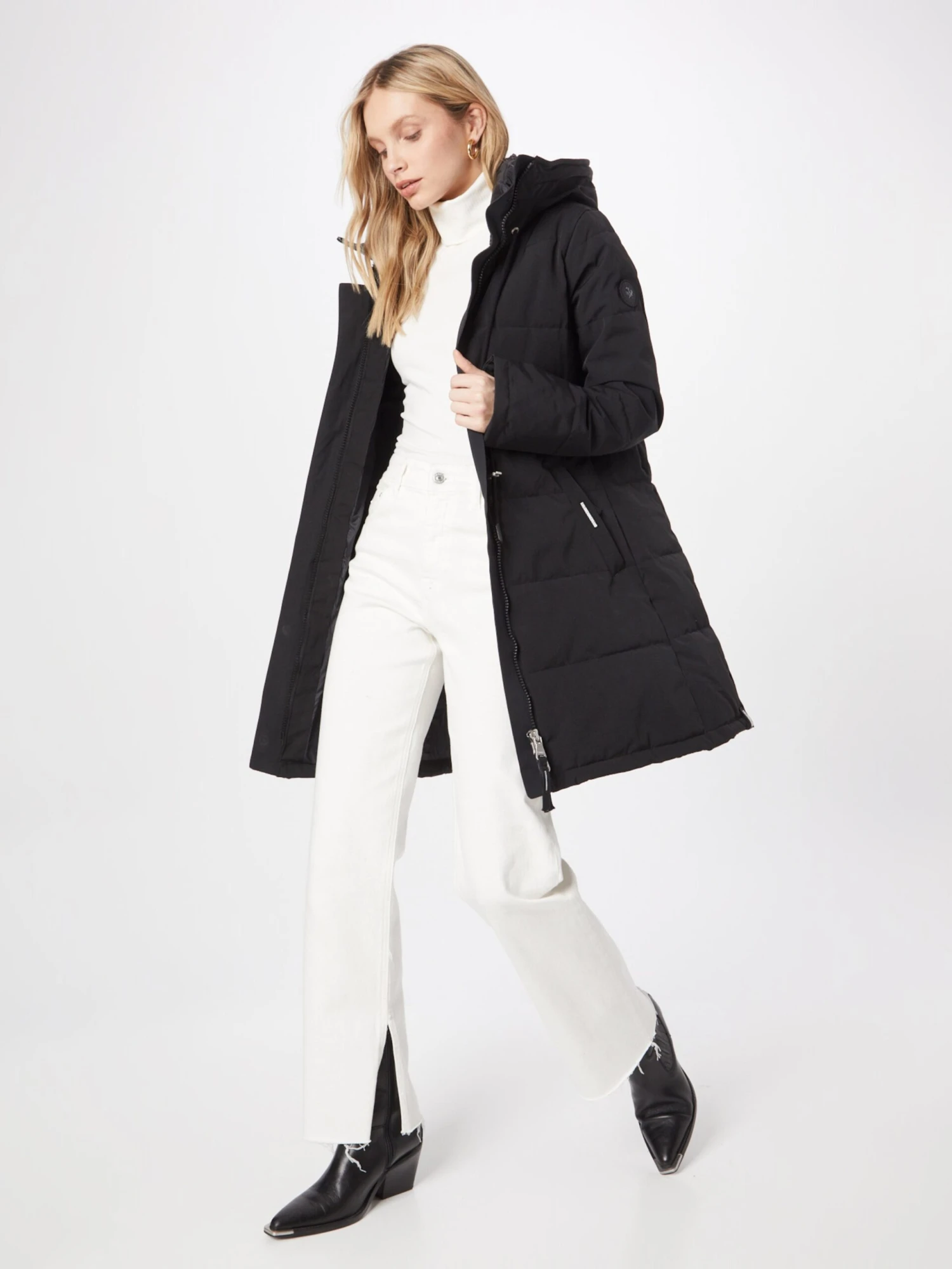 Khujo Manteaux Dhiver Manteau D’hiver Cloren Femme Noir 4 Khujo Manteaux Dhiver Manteau D’hiver Cloren Femme Noir - Image 4