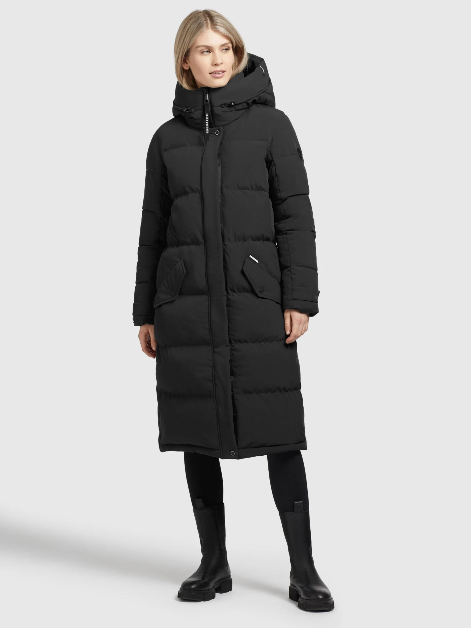 Khujo Manteaux Dhiver Manteau D’hiver Dakota Femme Noir 3 Khujo Manteaux Dhiver Manteau D’hiver Dakota Femme Noir - Image 3
