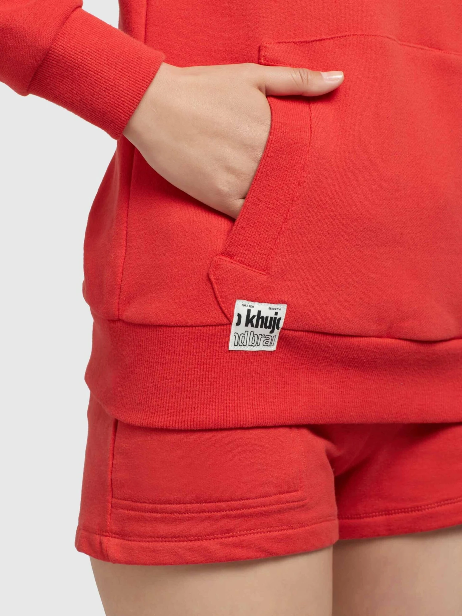 Khujo Sweats à Capuche Sweat-shirt Rhabea Femme Rouge Orangé 8 Khujo Sweats à Capuche Sweat-shirt Rhabea Femme Rouge Orangé - Image 8